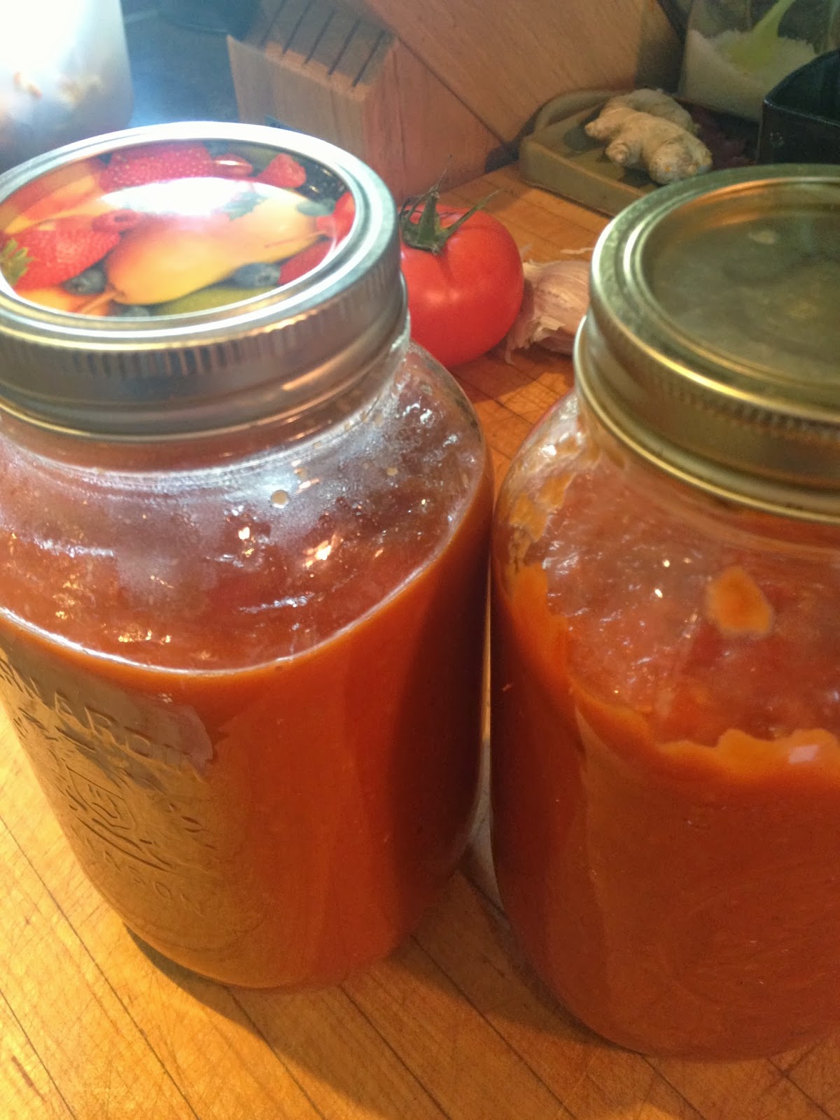 Janine's Real Food Recipes Oven Roasted Tomato, Onion and Garlic Sauce